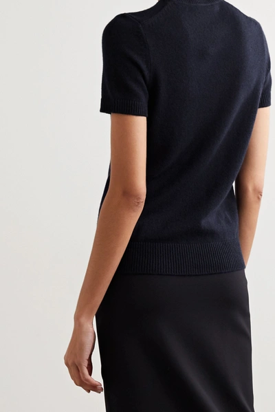 Shop Theory Cashmere Sweater In Midnight Blue