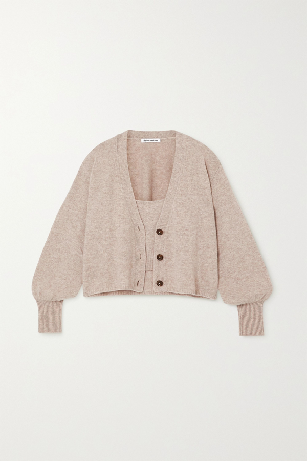 cardigan and tank set