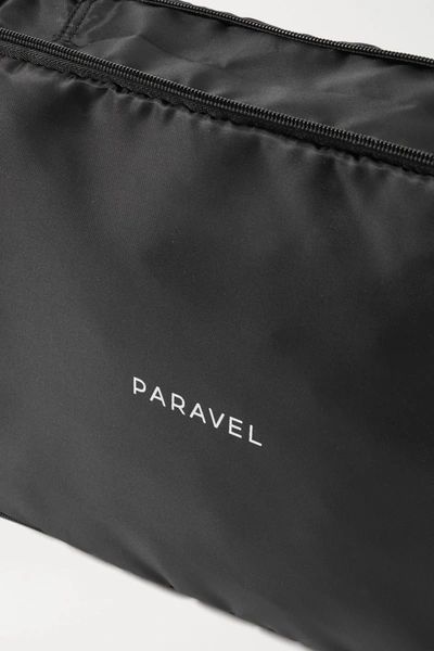 Shop Paravel Set Of Two Nylon And Tpu Packing Cubes In Black