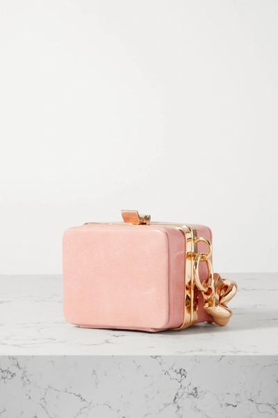 Shop 16arlington Ralphie Mini Leather Tote In Pink