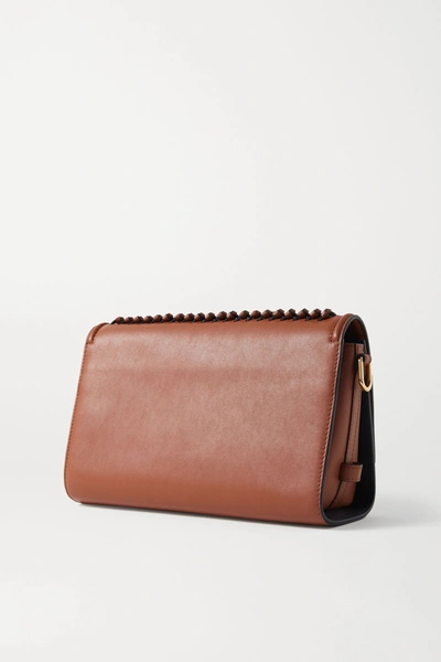 Shop Alexander Mcqueen The Story Leather Shoulder Bag In Brown