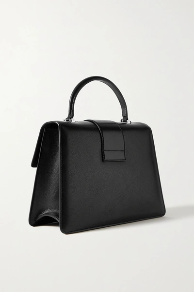Shop Tom Ford 001 Medium Leather Tote In Black