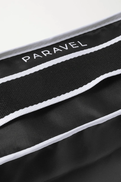 Shop Paravel Set Of Two Nylon And Tpu Shoe Cubes In Black