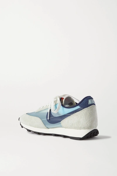 Shop Nike Daybreak Sp Faux Suede And Ripstop Sneakers In Light Blue