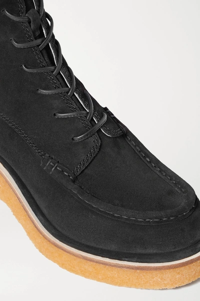 Shop Rag & Bone Scout Suede Platform Ankle Boots In Black