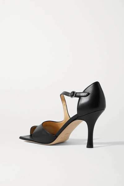 Shop A.w.a.k.e. Mary Leather Pumps In Black