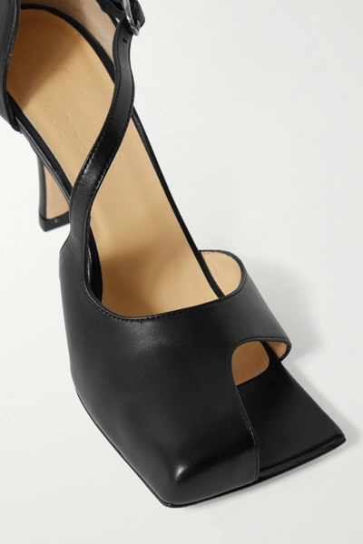 Shop A.w.a.k.e. Mary Leather Pumps In Black