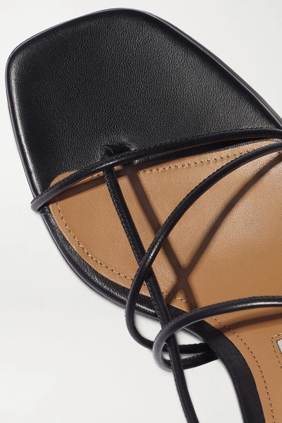 Shop Emme Parsons Tobias Leather Sandals In Black