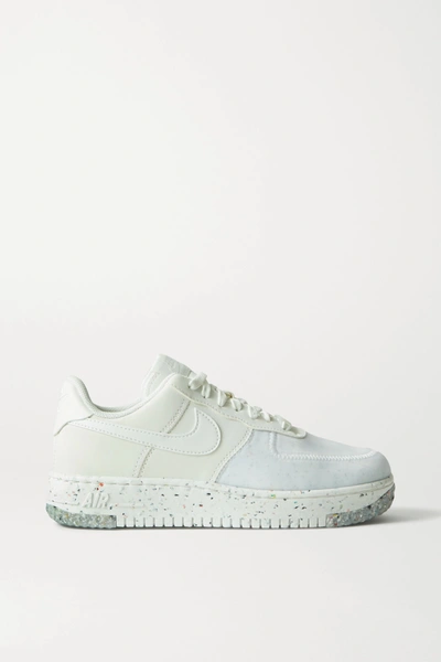 Nike Air Force 1 Crater Faux Leather And Mesh Sneakers In White | ModeSens