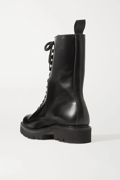 Shop Grenson 13 Eye Chromexcel Leather Ankle Boots In Black
