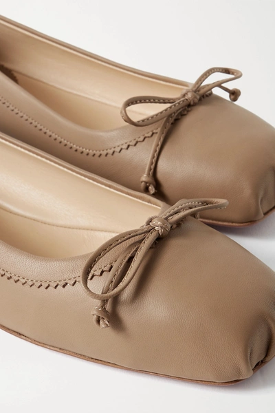 Christian Louboutin Mamadrague Patent-leather Ballet Flats