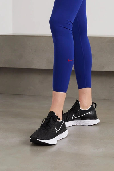 Shop Nike React Infinity Run Flyknit Sneakers In Black