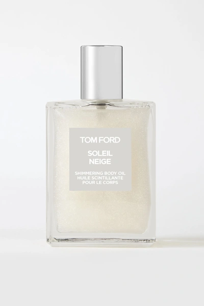 Shop Tom Ford Soleil Neige Shimmering Body Oil In Colorless