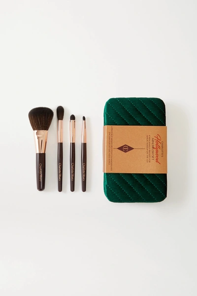 Shop Charlotte Tilbury Hollywood Mini Brush Set - One Size In Colorless