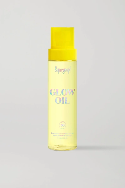 Shop Supergoop Glow Oil Spf50, 148ml In Colorless