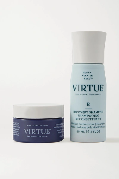 Shop Virtue Healthy Hair 2 Go: Recovery Set In Colorless