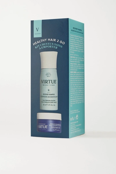 Shop Virtue Healthy Hair 2 Go: Recovery Set In Colorless