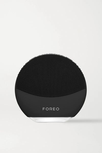 Shop Foreo Luna Mini 3 Dual-sided Face Brush For All Skin Types In Black