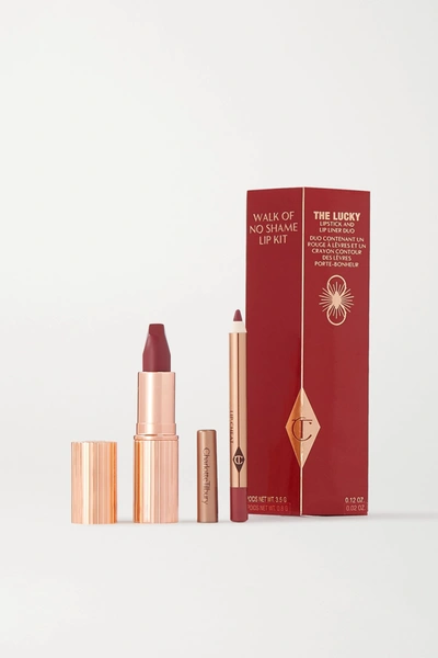 Shop Charlotte Tilbury Lip Kit - Walk Of No Shame In Colorless