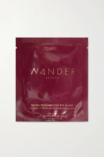 Shop Wander Beauty Baggage Claim Upgrade Gold Eye Masks X 18 In Colorless