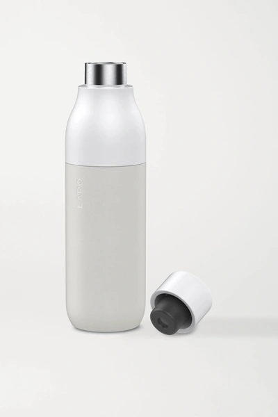 Shop Larq Bottle - Granite White, 500ml In Ivory