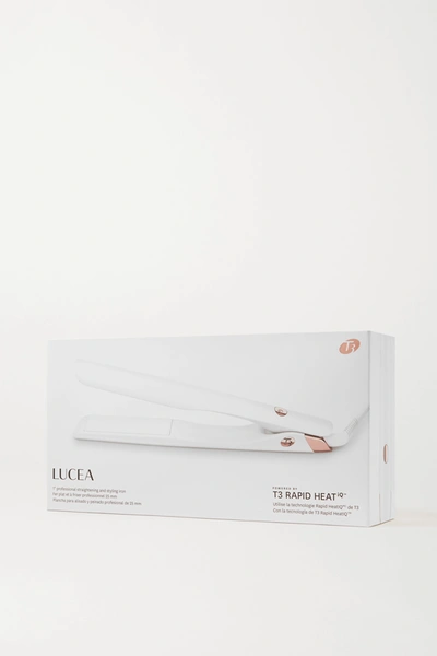 Shop T3 Lucea 1-inch Straightening Flat Iron - Us 2-pin Plug In White