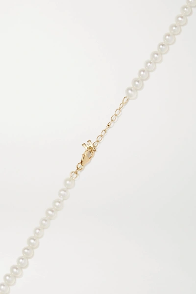 Shop Mateo 14-karat Gold Pearl Choker