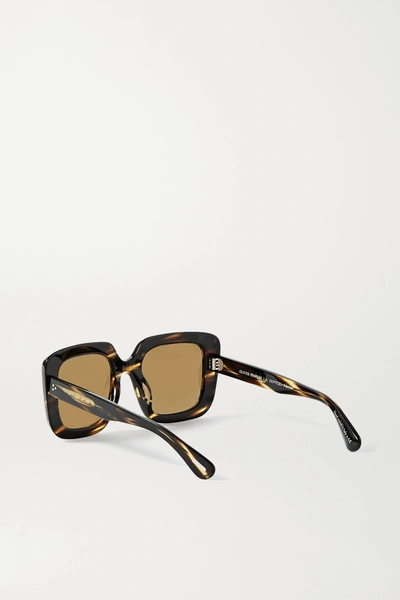 Oliver Peoples Franca Oversized Square-frame Tortoiseshell Acetate  Sunglasses | ModeSens