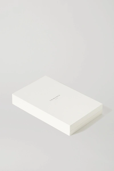 Shop Thibierge Paris Le Carnet 08.16 Pocket Notebook In White