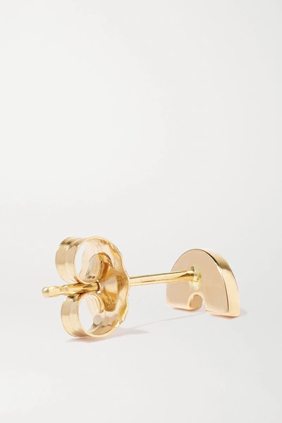 Shop Alison Lou Rainbow 14-karat Gold And Enamel Earring