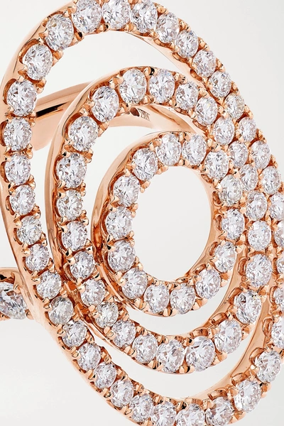 Shop Anita Ko 18-karat Rose Gold Diamond Ring