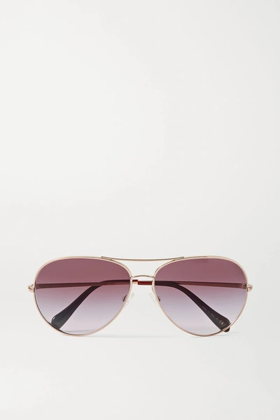 Oliver Peoples Sayer 63mm Oversize Gradient Aviator Sunglasses In Pink |  ModeSens