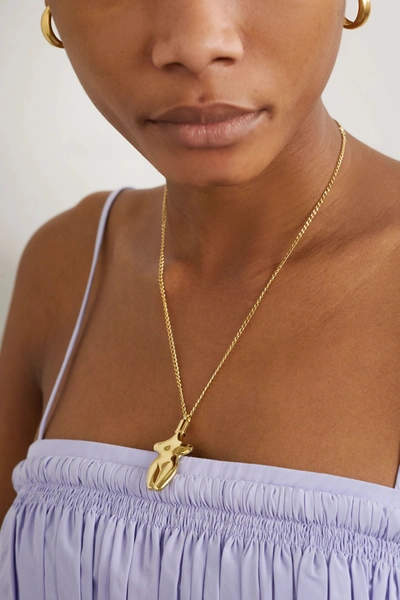 Shop Chloé Femininities Gold-tone Necklace