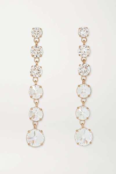 Shop Roxanne Assoulin Gold-tone Crystal Earrings