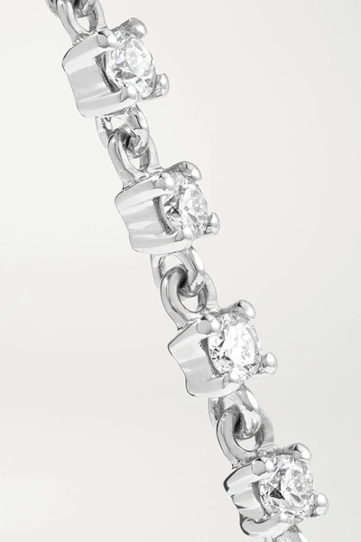 Shop Anita Ko 18-karat White Gold Diamond Earring