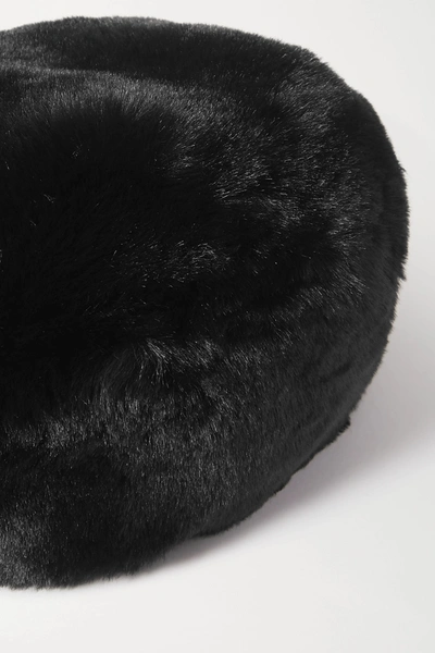 Shop Eugenia Kim Mishka Faux Fur Beret In Black