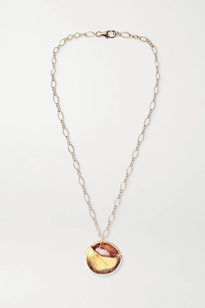 Shop Alighieri Jaja And The Pearl Gold-plated Pearl Necklace