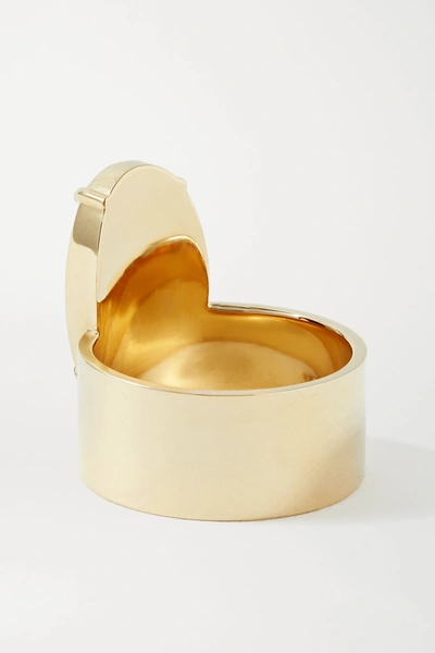 Shop Wwake Monolith 14-karat Gold Opal Ring