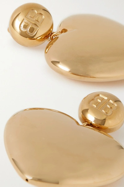Shop Balenciaga Susi Gold-tone Earrings