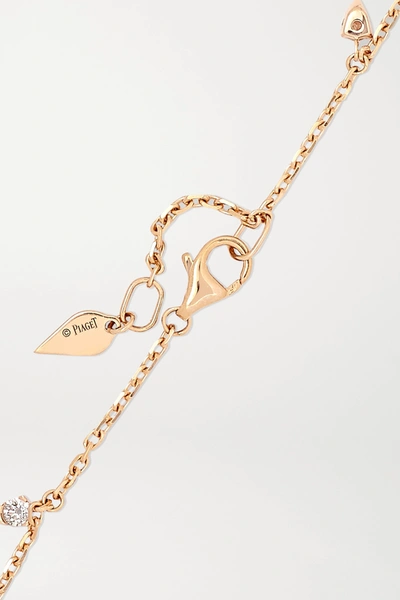 Shop Piaget Sunlight 18-karat Rose Gold Diamond Bracelet