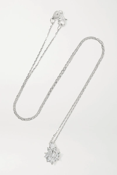 Shop Yeprem 18-karat White Gold Diamond Necklace