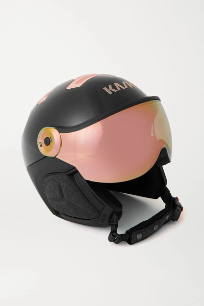 Shop Kask Chrome Metallic Ski Helmet In Black