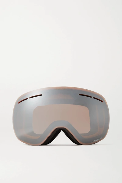 Shop Dragon X1s Mirrored Ski Goggles In Rose Gold