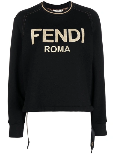 Shop Fendi Sweaters In Nero