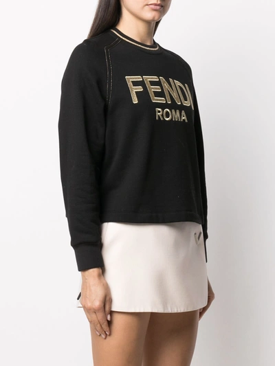 Shop Fendi Sweaters In Nero