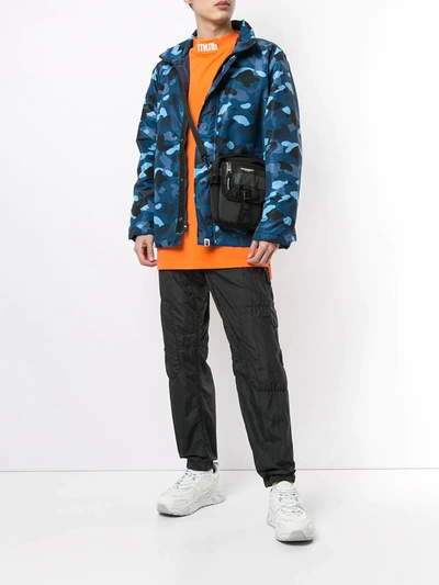 Shop A Bathing Ape Gradation Camouflage-print Jacket In Blue