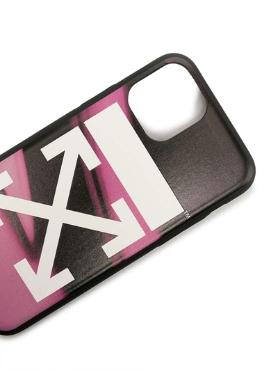 Shop Off-white Arrow Liquid Melt Iphone 11 Pro Cover In Pink