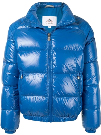 Shop Pyrenex Padded Coat In Blue