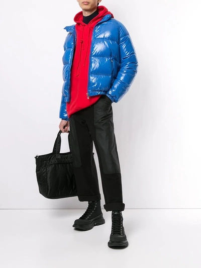 Shop Pyrenex Padded Coat In Blue