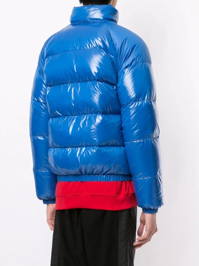 Shop Pyrenex Padded Coat In Blue